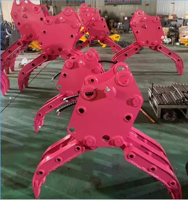 Hydraulic Grapple with Universal Pin Sizes (20-50mm)