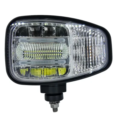 Wheel Loader Headlight 82W Custom Design 24V Head Light Excavator Led Head Light Led Working Light