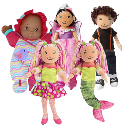 Custom Baby's Soft Body Dolls Beautiful Doll Plush Stuffed Doll for Kids Baby
