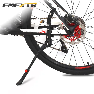 Bike Kickstand Adjustable Side Stand Fits Most 24 26 28 700c Bicycle Accessories Kickstand Aluminum Alloy Bicycle Foot Support