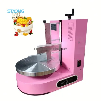 Automatic Cake Decorator Better for Birthday Cakes Cream Icing Spreading Bread Frosting Coating Smooth Finish Machine