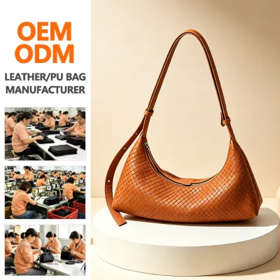 Retro Fashion Trend Saddle Bag Versatile Armpit Bag for Outdoor Leisure Crossbody Shoulder Bag, Women Can Customize logo