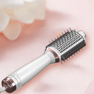 2024 New-Arrival Fast Heating  Electric Hair Styling Brush With Adjustable Temperature Hot Hair Dryer Brush for Salon