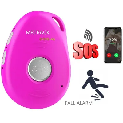 New Medical Alert 4G VOLTE Elderly Home Emergency Alarm Security System with Panic Button and No Distance Limited GPS Tracking