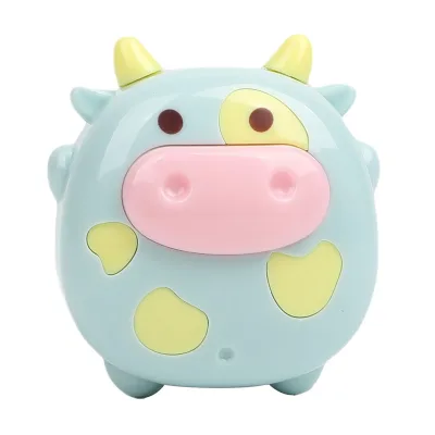 Cute Cow Pencil Sharpener Children's Pencil Sharpener Creative Stationery Cartoon Portable Manual Pencil Sharpener