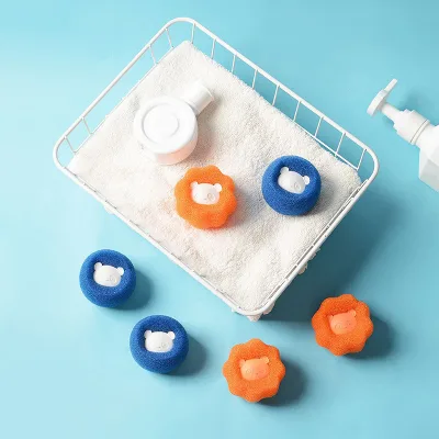 Professional Laundry Detergent Companion: Washing Ball Suction Hair Remover & Cleaner