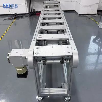 Chain Circulation Line Chain Driven Conveyor with 18mm Chain Width and Servo Drive Control for Packaging Machine Assembly Line