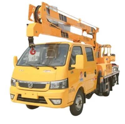 small DONGFENG HOWO 12m 14m Diesel aerial work truck Street Light Maintenance Truck Utility Bucket Truck ON SALE