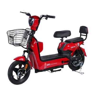 HAMA 48V Electric Scooter 2-Wheel City Bike 350w Ebike for Adults Rear Hub Motor Steel Cheap Lead-Acid Battery Electric Bicycle