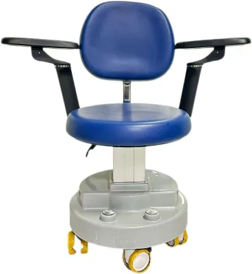 Electric Metal Surgical Doctor Chair Foot Control Adjustable Height Armrest Backrest Ergonomic Medical Stool Operating Room