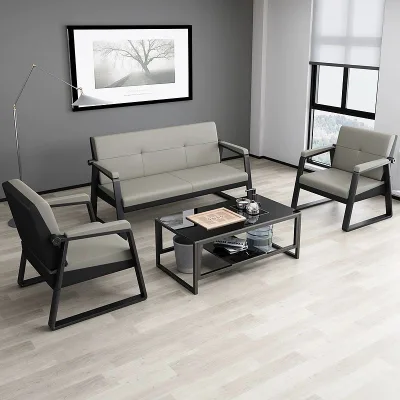 Government Project Factory Sales Office Furniture Single Seat Sofa Set Best Single Seat Sofa for Office Project