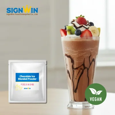 Consistent in quality quick brewing instant chocolate ice blended mix versatile for multiple applications for making smoothies