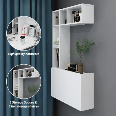 Suspended Wall-mounted Folding Desk