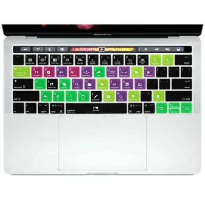 Ableton Live Shortcut Hot Key US Keyboard Skin Silicone Cover for apple mac Book Pro 13 15 Retina With Touch Bar A1706 A1707