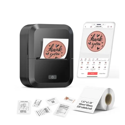 X2 58mm 203dpi Portable Wireless POS Thermal Mobile Printer Small Mini Label with Stock Products