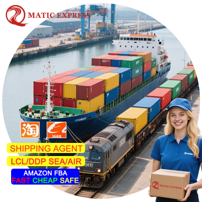 Guangdong Shenzhen Air Transport Fast Transit Inspection FBA Warehouse Matic Express Shipping LCL+Express Global Destinations
