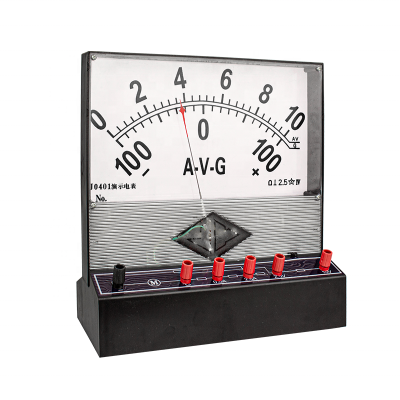 New Demonstrate Analog Electric Ammeter & Voltmeter Portable Multimeter Light Demo Meter