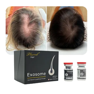 Exosoma Vitamin C Radiance Brightening Essence Skin Tone Correction Glow Treatment Skincare Serum for Hair Growth