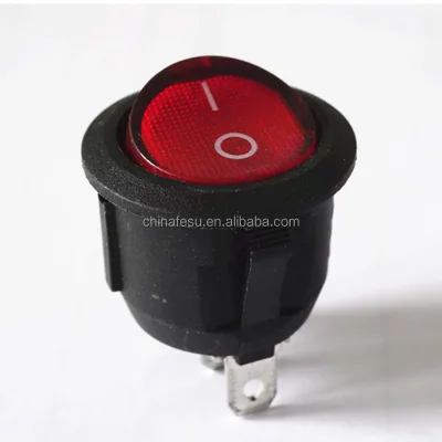 FESU T85 T125 10a 250vac 2pins 3pins Rocker Switch with Light