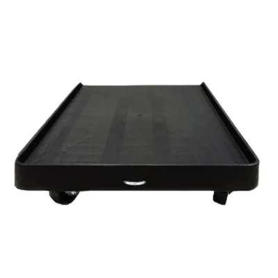 ESD Plastic Storage Trolley Four-Wheel Eco-Friendly Mobile Turnover Cart for Factory Logistics