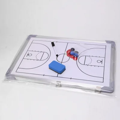 Aluminum Alloy Frame Magnetic Basketball Tactical Board for Competition Training Coach's Command Wall-Mounted Presentation Board