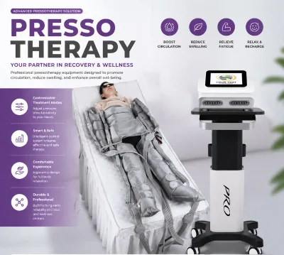 Professional Leg Massage Air Compression Therapy Machine Full Body Pressotherapy Lymphatic Drainage Blanket