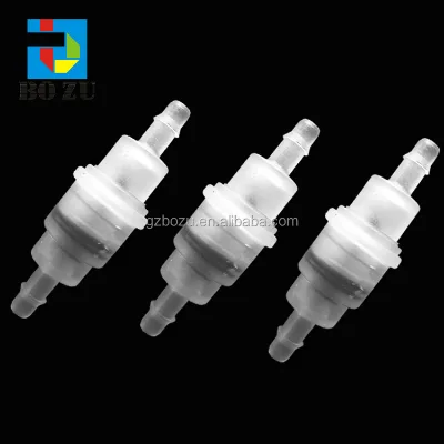 Inkjet Printer Spare Part One Way Valve 4mm 6mm White Solvent Ink One Way Non Return Valve