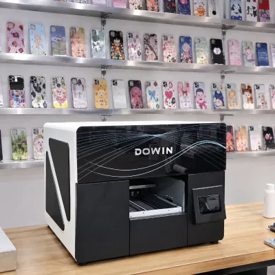 Compact A4 UV Flatbed Printer for Phone Cases Commemorative Coins Small Batch Custom Printing