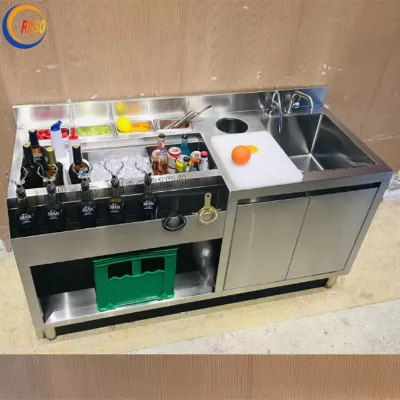 Automatic Smart Mobile bar Station Cocktail Bartender Machine