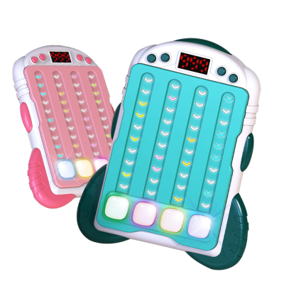 Electronic Rhythm Handheld Game Console Play Rhythm Master Music Games Machine for Kids