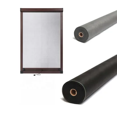 JINDI Retracting Fli Screen Stiff Fiberglass Screen for windows