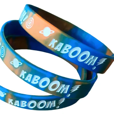 New Swirl Silicon Bracelet Custom logo Silicone Bracelet Fashion Bracelet En Silicone