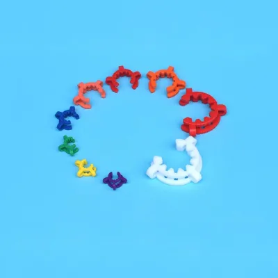OEM Customizable Plastic Standard Grinding Mouth Clamp Interface Clamp for Laboratories
