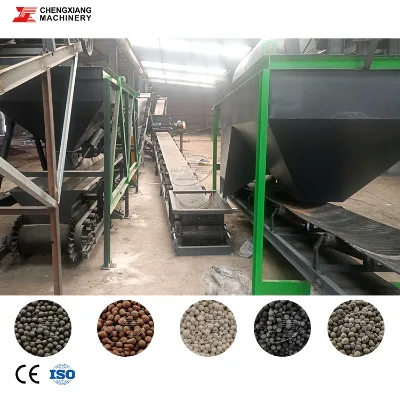 Customizable 10T/h Granular Organic Fertilizer Production Line Complete Plant With Composting and Granulation Systems