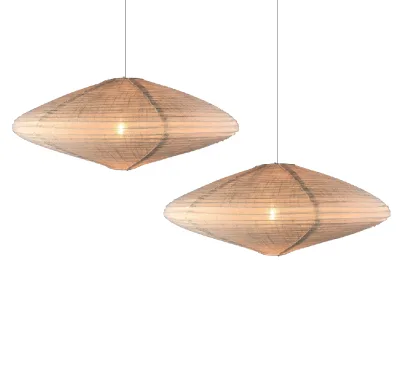 Linen Cotton Fabric Foldable Lamp Shade Fabric Lamp