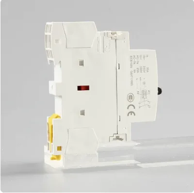 AC Contactor Modular 30A by DIN Rail Mount 50/60HZ for DIY Smart Home Automation With Manual Control Switch