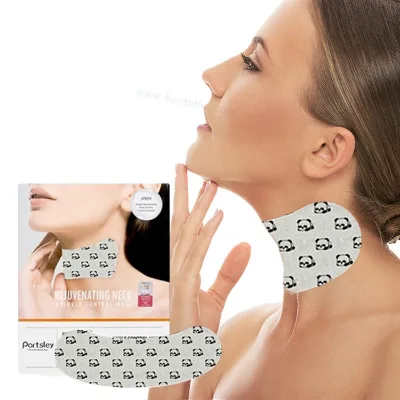 OEM Best Selling Products 2025 Hyaluronic Acid Hydrogel Patch Korean Skin Care Collagen Neck Wrinkle Patch for Beauty