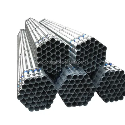 JIS G3452 ERW Hot Dip Galvanized Steel Pipe 1.5" - 5" NPS 9m Used in Agricultural Irrigation