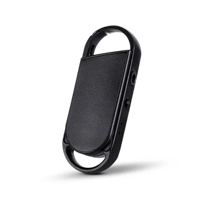 18 Hours Clear Voice Activated Recording 192kbps Sound Record Keychain Audio Recorder for Meeting Class