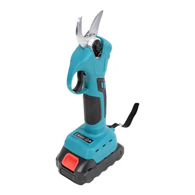 Cordless Electric Pruning Shears for Vineyard Industrial Grade Battery-Powered Cutting Tool Metal Plastic Handle Scissors