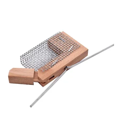 Queen Cage Beekeeping Supplies Rearing New Condition Stainless Steel Manual Wooden Cage