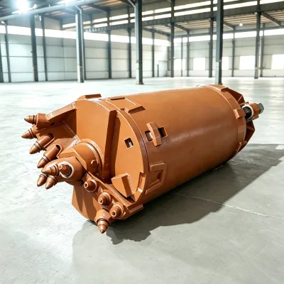 High Torque Rotary Drilling Bucket with Alloy Bullet Teeth for Rotary Piling Rig Heavy Duty Foundation Auger Drilling Bucket