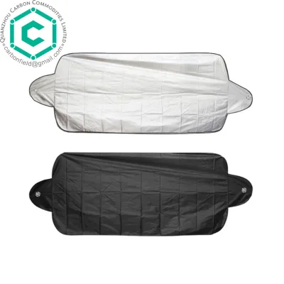 Hot Sale Polyester with Silver Coated Foldable Car Snow Shade/ Car Snow Window Shade/snow Car Sunshade