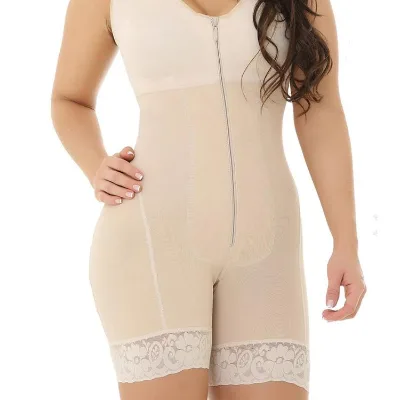 Full Body Plus Size Sport Faja One Piece Fajas Colombianas Mujer Fitness Backless Women's Shapers Suit