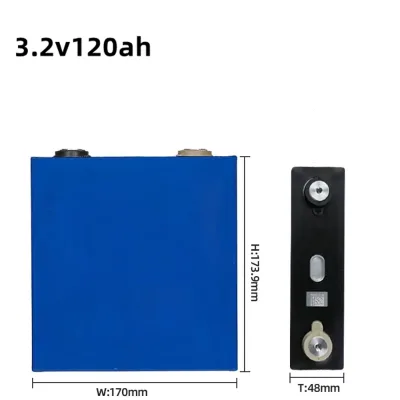Higee Prismatic Lithium Ion Batteries Lifepo4 Cell 3.2V 120Ah Rechargeable Lithium Batteries Solar Home Energystorage Battery