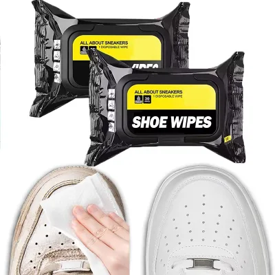 Biokleen 30ct Portable Travel Disposable Quick Shoe Wipes Cleaner Sneaker Wipes