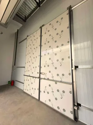 Commercial Refrigeration Portable Cold Storage Engine Parts Cold Storage Doors Freezer Compartments Sliding Cold Storage Doors