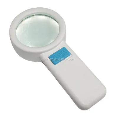 LED Illuminated Handheld Magnifying Glass for Reading TH-7015