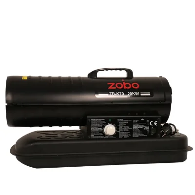 ZOBO Automatic Control 20KW Industrial Kerosene diesel Fan Farm Greenhouse Pig Heater With CE