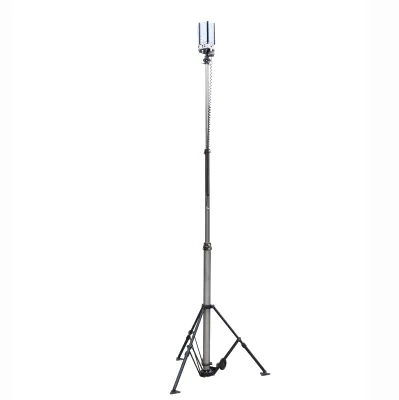 1008w Vehicle Mount Led Telescopic Mast Flood Light Tower Automotive Remote Area Lighting System